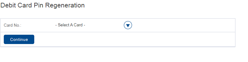 HDFC Debit Card Pin Generate