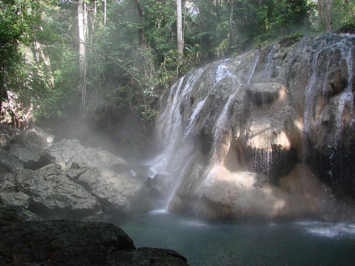 Banos Termales El Brasilar, Guatemala