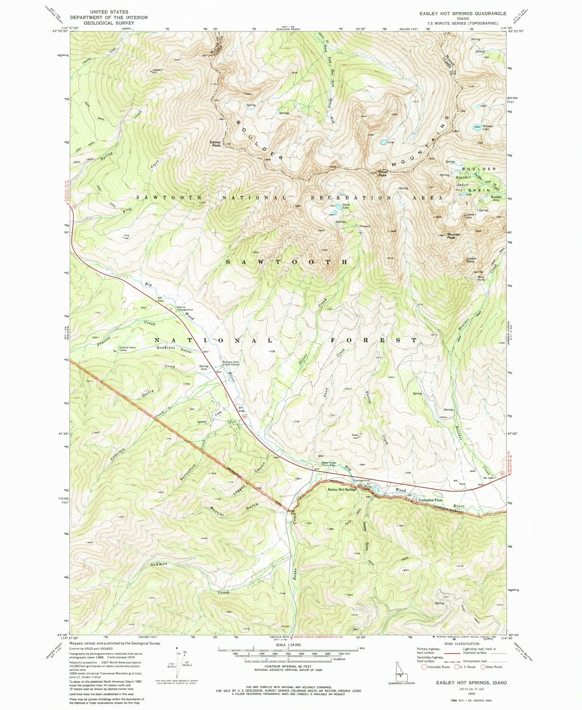 Easley Hot Springs Idaho, United States