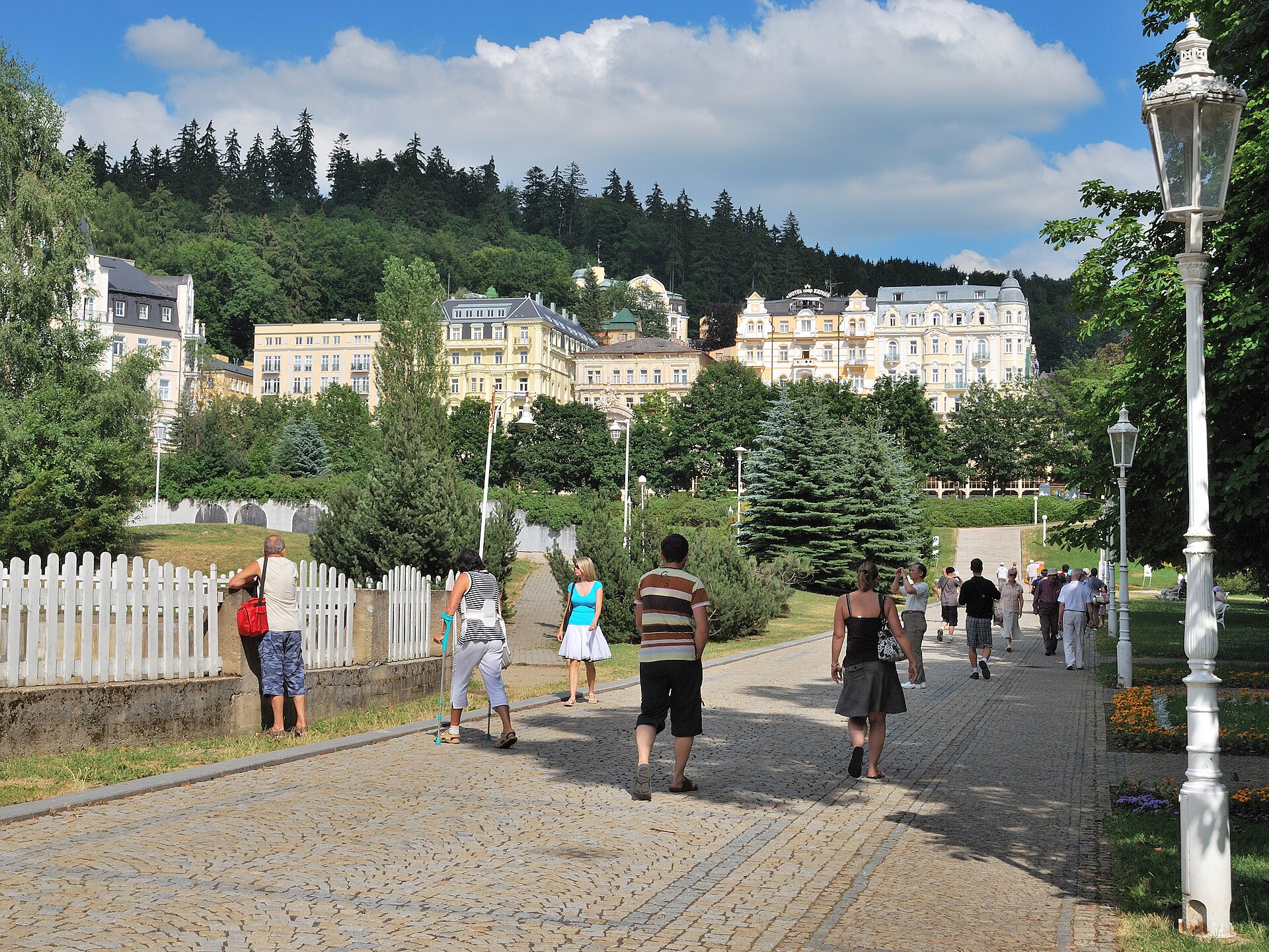 Elisabeth Spa Alzbety Lazne, Czechia hot spring in Czechia