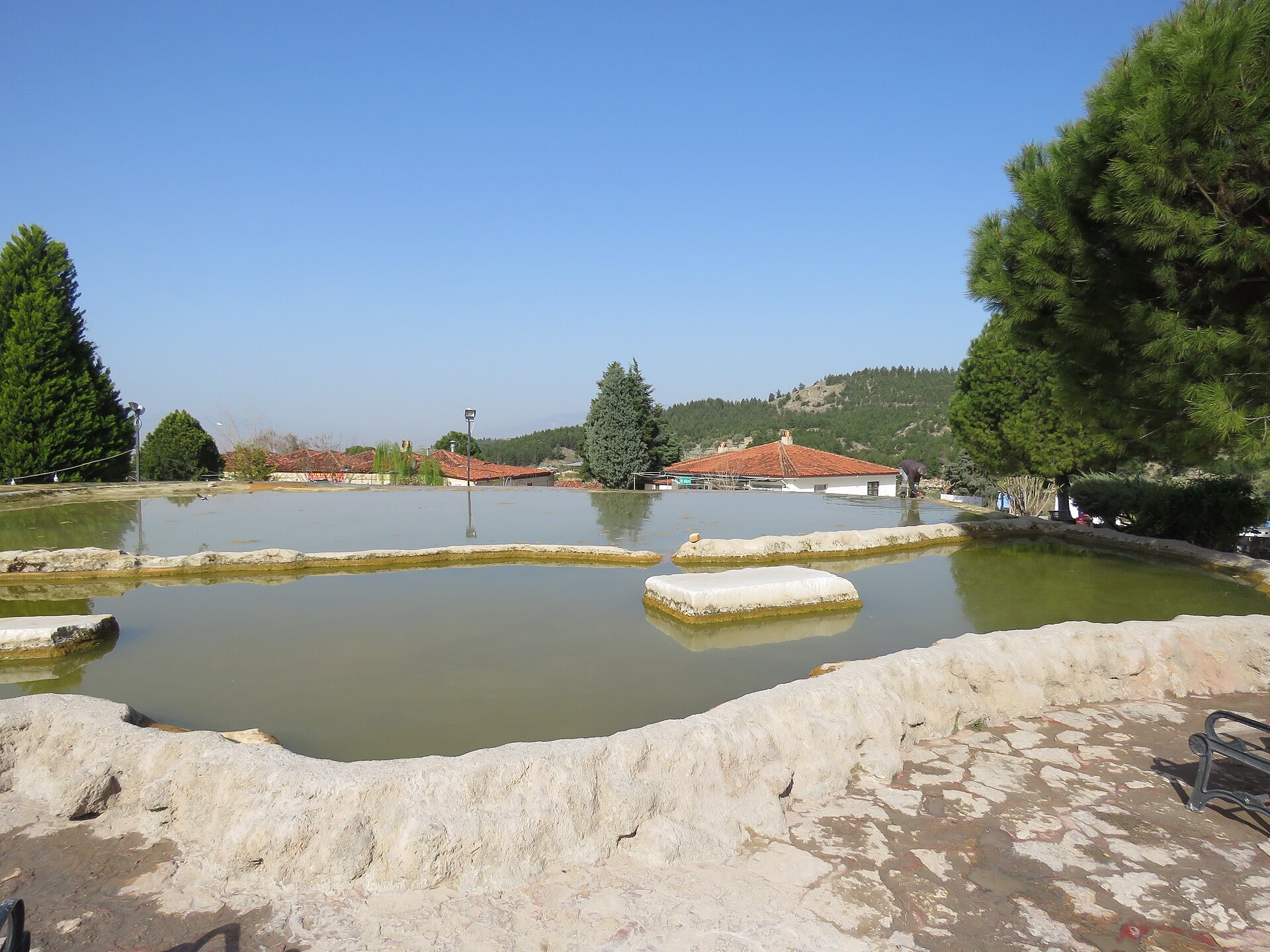 Karahayit Red Springs, Turkey hot spring in Turkey