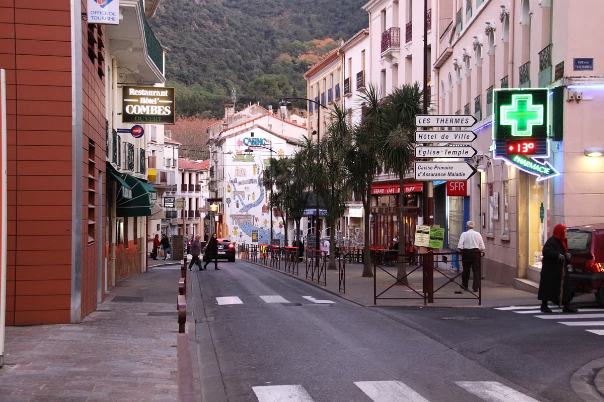 Thermes D Amelie Les Bains, France